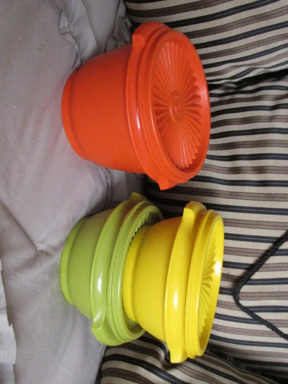 lot of Tupperware containers